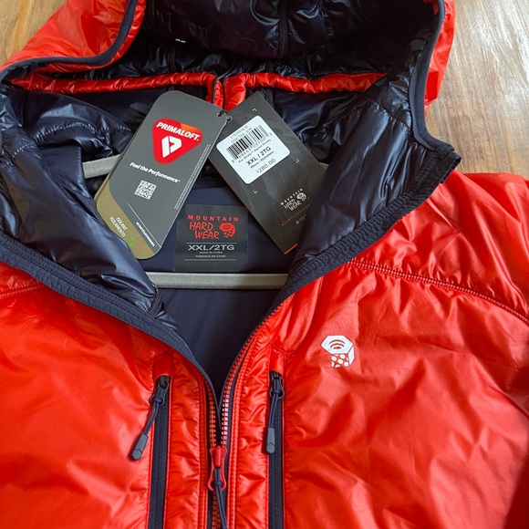 MOUNTAIN HARDWEAR KOR STRATA PRIMOLOFT INSULATION PERFORMANCE JACKET W HOOD XXL - Picture 6 of 8